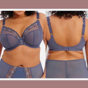 USED $66 Elomi [ 36I ] Morgan Full Figure Underwire Bra in Daisy Blue‎